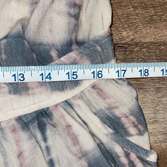 Vitamin A Womens Boho Tie-Dye Halter Romper Multicolor Size Small - Picture 9 of 9